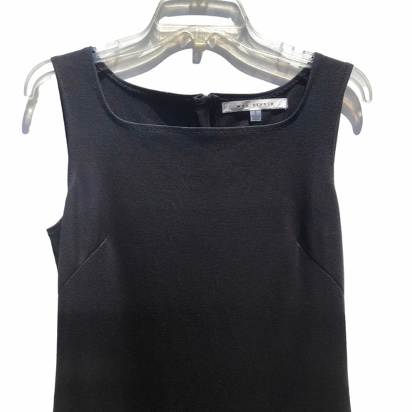 Max Studio Black Sleeveless Sheath Dress Size Small - Picture 4 of 16
